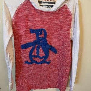 Youth size 8 long sleeve hooded shirt